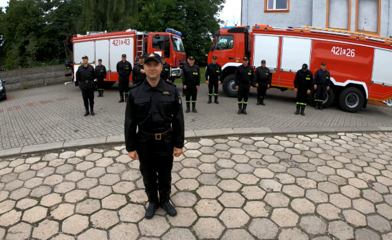 Pompki dla Wojtusia, czyli #GaszynChallenge w wykonaniu kutnowskich strażaków