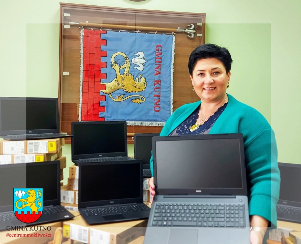 Gmina Kutno zakupiła kolejne laptopy