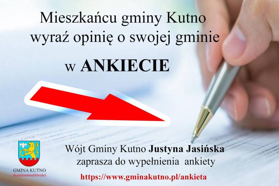 Ankieta dla mieszkańców Gminy Kutno