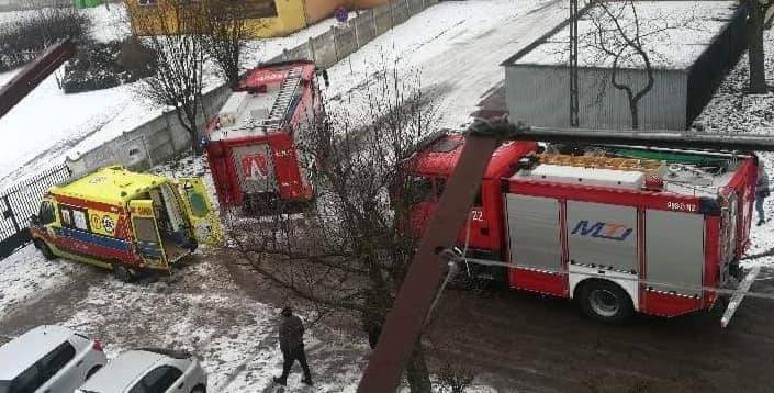 Akcja służb ratunkowych w Krośniewicach. Lądował śmigłowiec LPR