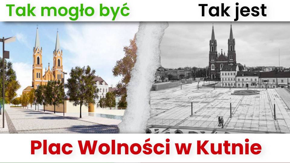 Wojewoda Łódzki negatywnie ocenia rewitalizację Placu Wolności w Kutnie. Mamy oficjalny komunikat w tej sprawie