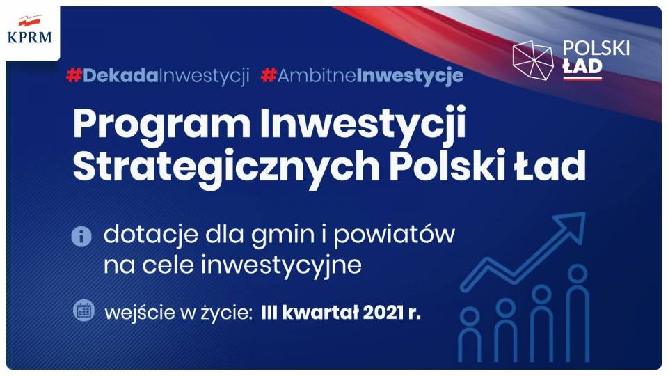 Polski Ład - dofinansowanie do inwestycji
