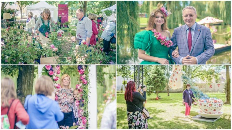 Święto Róży - tłumy mieszkańców w Park Traugutta. Wydarzenie w Kutnie odwiedził wicemarszałek województwa - Andrzej Górczyński