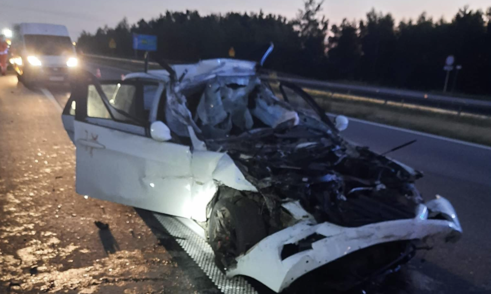 Groźny wypadek na autostradzie A2, w akcji wszystkie służby ratunkowe