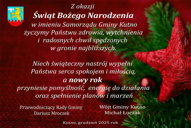 Boże Narodzenie 2025 - Gmina Kutno